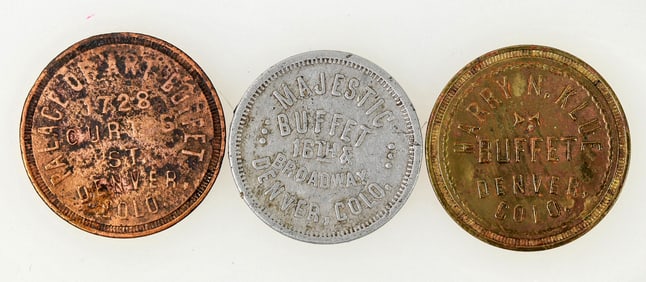 Denver Buffet Tokens (3) [198346]