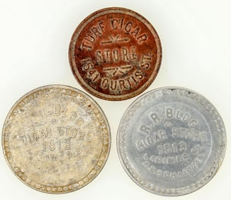 Denver Maverick Cigar Tokens (3) [199133]