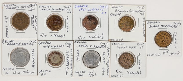 Denver Maverick Tokens (10) [198338]