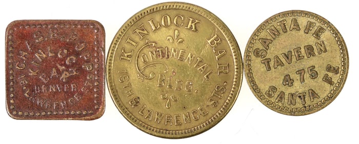 Denver Tavern & Bar Tokens (3) [198412]