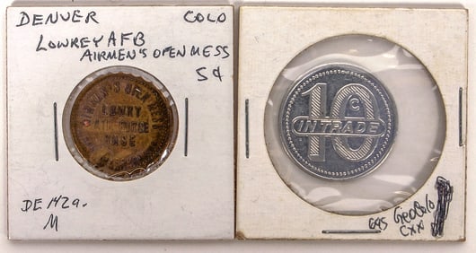 Lowry AFB Military Tokens (2) [193426]