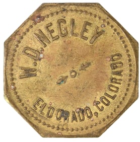 W. D. Negley Token [198405]