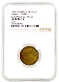 Smith Token, La Veta, Colorado; Unlisted denom. in Pritchard [199075]