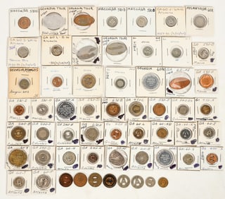 Georgia Transportation Token Collection (57) [198804]