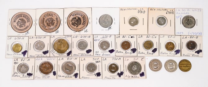 Louisiana Transportation Token Collection (25) [198901]