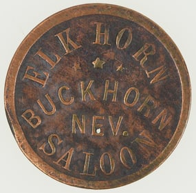 Nev. Ghost Town - Buckhorn Saloon Token [197656]