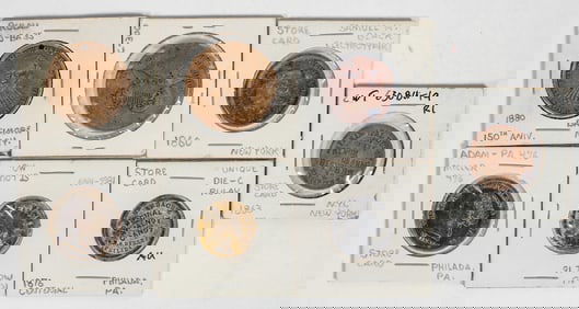 U.S. Store Cards 1835-1880 (7) [198831]