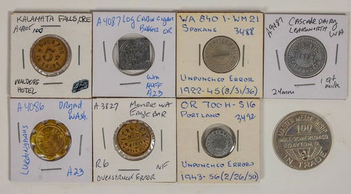 Oregon & Washington Token Grab Bag [197196]