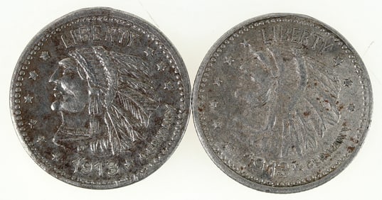 Indian Head $5 Counters (2 different) [198322]