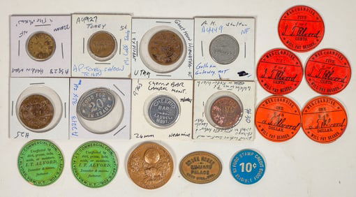 MT, UT, WY, ID Token Grab Bag w/ Bonus Medal [197197]