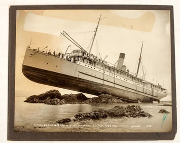 Photo of Princess May Steamer Run Aground. [183905]
