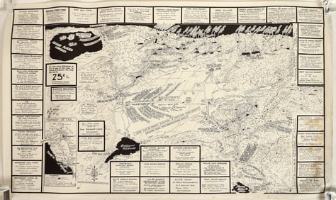 Caricature Map of Bridgeport Calif.  [198737]