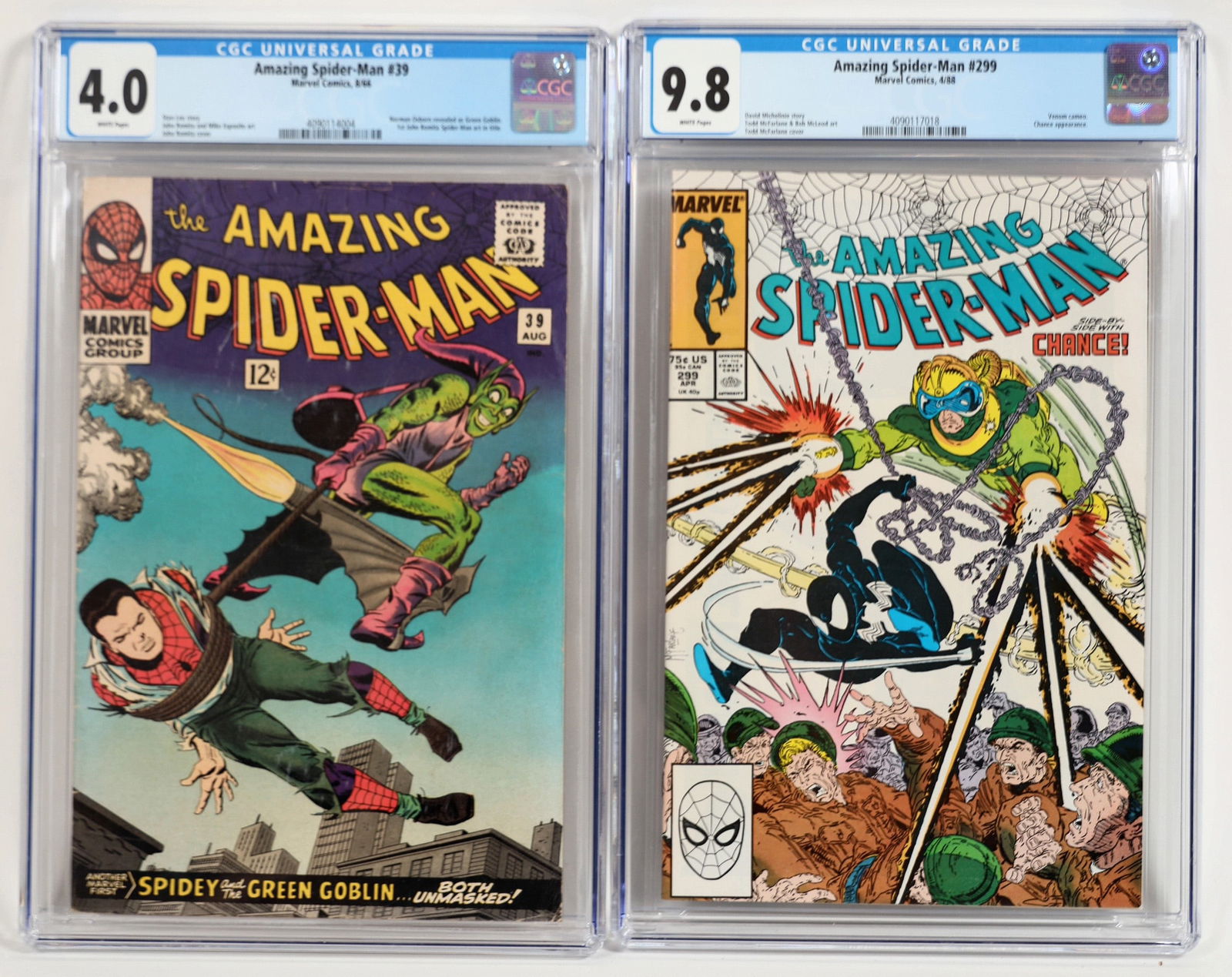 Spider Man Comic Books CGC Graded [183930] (1 of 2)