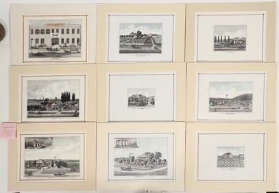 Thompson & West Prints Of Los Angeles County Businesses, Wineries And Residences [199197]