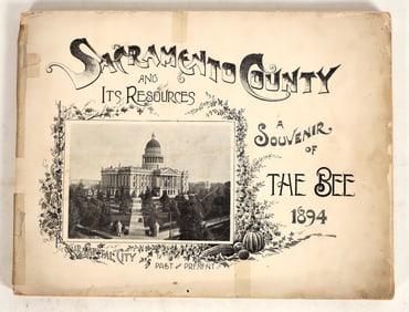 Sacramento County and Its Resources Book Souvenir  [183917]