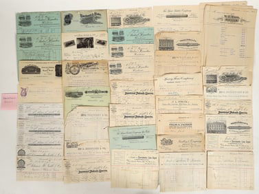 Sacramento, California Billhead Collection (140) [197582]