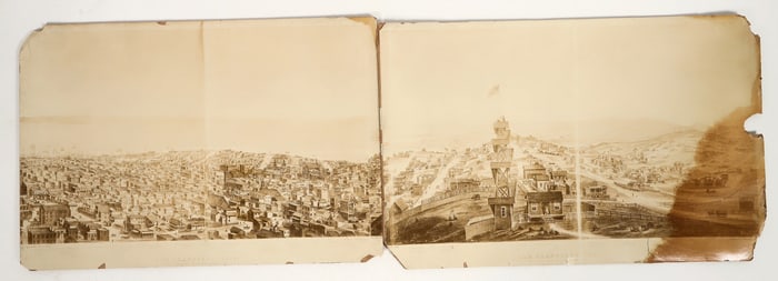 San Francisco 1862 Lithograph Pair [197317]