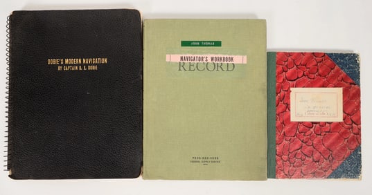 Dobie's Modern Navigation and Navigator's Log Books for John Thomas 1939-1964 [197231]