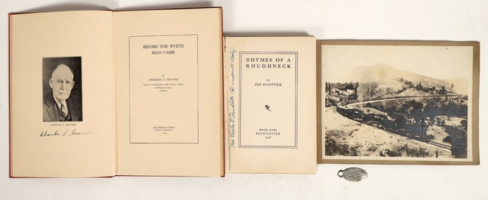 Siskiyou County, California Ephemera (Rare Books, Tag, RR Photo) [199557]