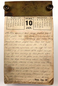 Diary on a Desk Calendar, 1928 [190804]
