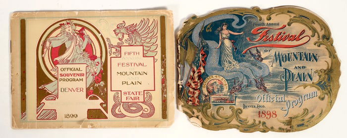 Festival of Mountain and Plain Souvenir Programs, 1898 & 1899 [199789]
