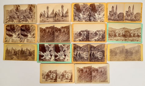 Glen Eyrie, Colorado Stereoview Group (14) [199283]
