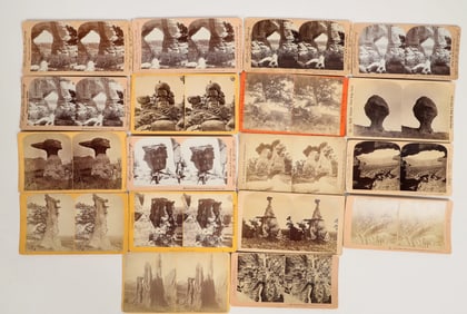 Colorado Scenic Stereoviews: Palmer Lake, Cheyenne Canyon, Monument Park [199285]