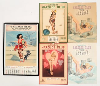 Reno Casino Pinup Calendars, 5 Different [197065]