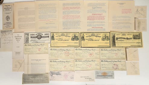 Nevada Financial & Mining Ephemera [192922]