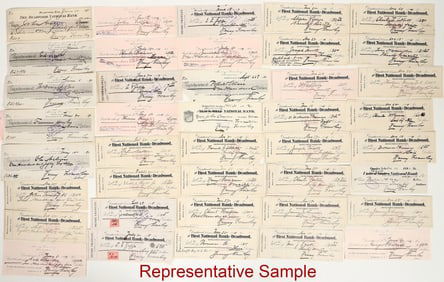 Deadwood Check Archive from Lawyer & Pioneer Henry Frawley [199177]