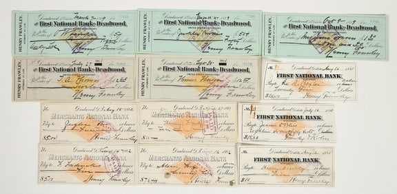Deadwood Imprinted Revenue Check Collection [199172]