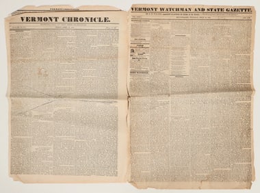 Newspapers From Vermont [199624]
