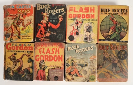 "Big Little Books" Buck Rogers/Flash Gordon, 1934-1940 (8) [199420]