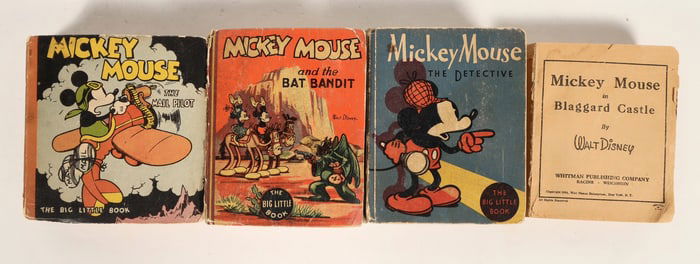 "Big Little Books" Mickey Mouse Collection, 1933-1935 (4) [199419]