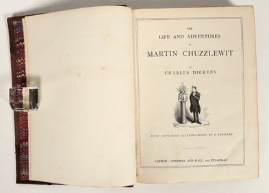 Early Charles Dickens Book: Oliver Twist and Martin Chuzzlewit [199534]