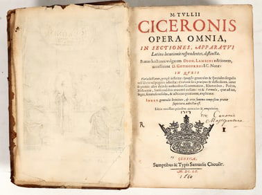 Ciceronis Opera Omina, Lambini edition, Chouet, 1660 [198783]