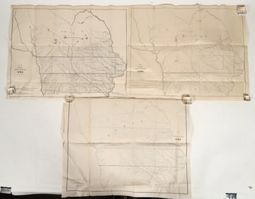 Iowa GLO Map Suite, 1848-1852 (3) [190746]