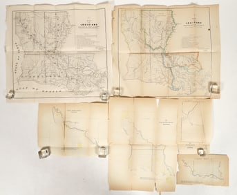 Louisiana GLO Map Suite, 1837, 1850, 1852 [190743]