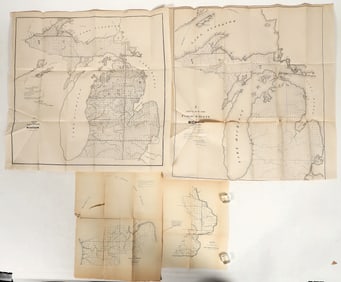 Michigan GLO Map Suite, 1837-1852 [190748]