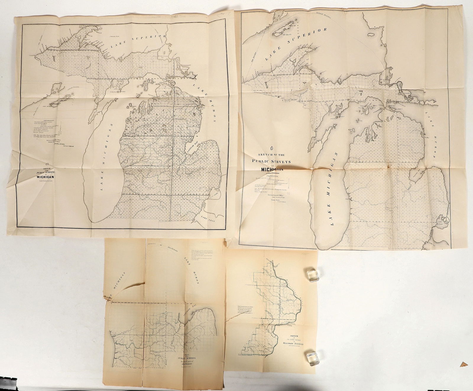 Michigan GLO Map Suite, 1837-1852 [190748] (1 of 5)