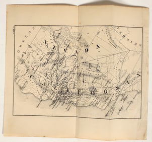 Map of California & Nevada, c.1869 [192921]