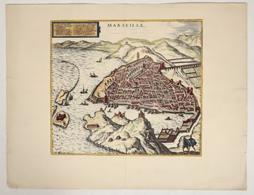 Antique Map of Marseille [158242]