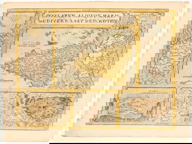 Vintage Maps of Islands of the Mediterranean Sea [158247]