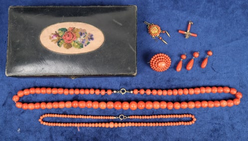 Vintage Coral Jewelry [124970]