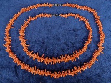 Vintage Branch Coral Necklaces [124971]