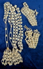 Vintage White Pearly Shell Jewelry [137312]