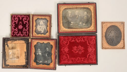 European Daguerreotype Framed Photos, C.1850's [190242]
