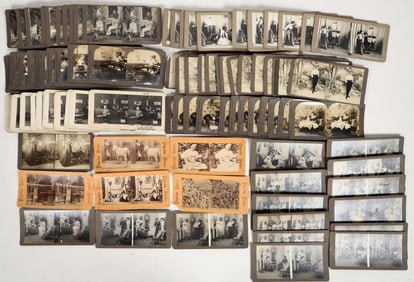 Stereoview Humorous Scenes Seven Sets [197259]