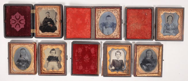 Tintypes, Daguerreotypes Collection (7), c1857-60 [191589]