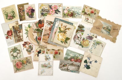 Trade Cards, Ephemera, Valentine's, Etc. (65) [190097]